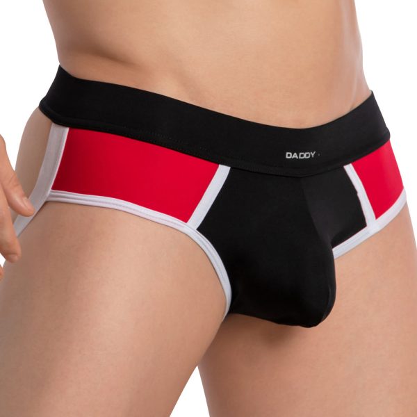 Daddy DDE053 Dual Color Wide Waistband Jockstrap For Cheap - Image 4