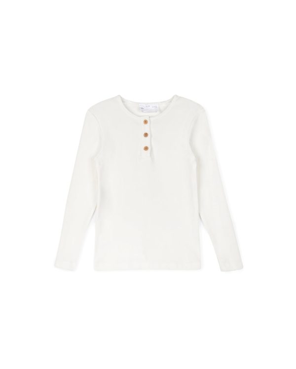 Ribbed Henley Tee Sale