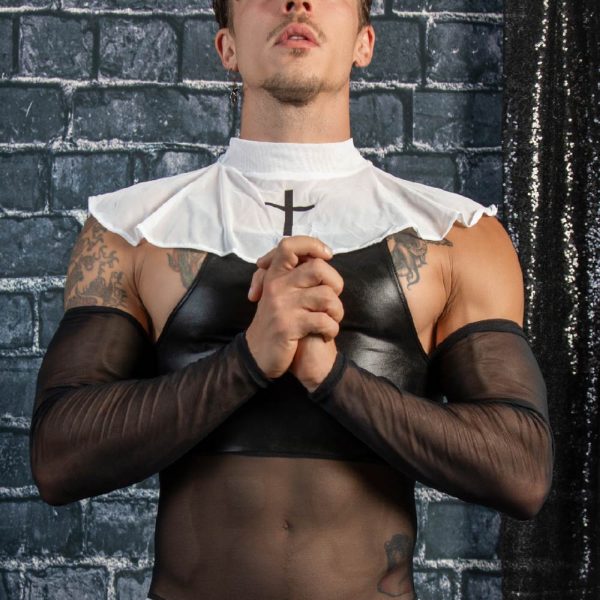 Secret Male Sexy Nun Costume for Men SMT003 Sale - Image 4