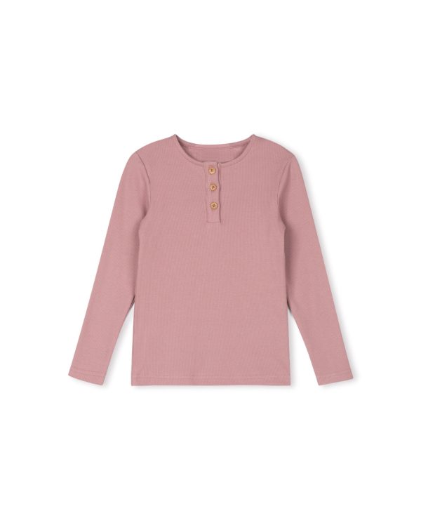 Ribbed Henley Tee Sale - Image 5