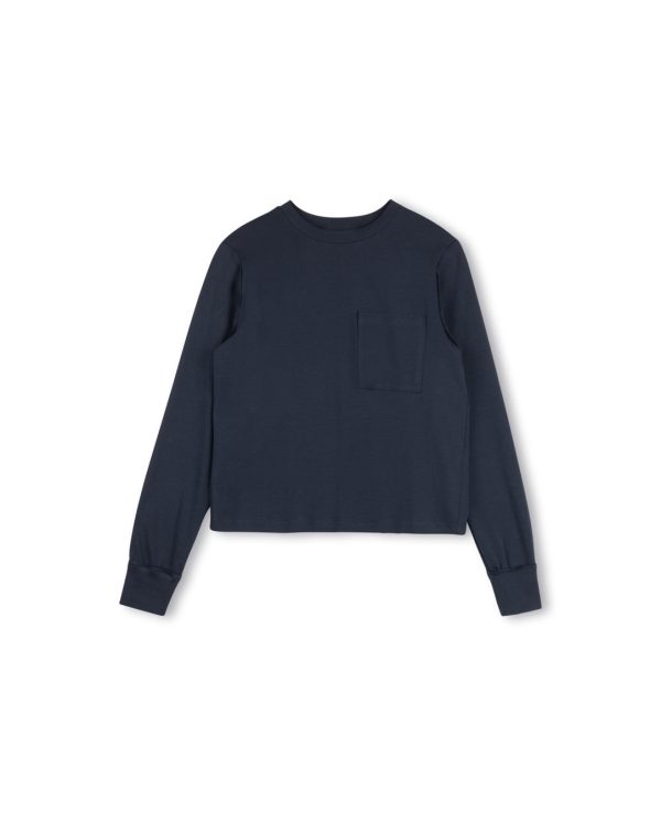 Boxy Pocket Detail Top For Discount - Image 4
