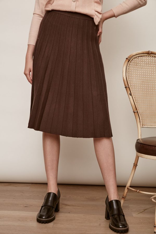 Legacy Sunray Pleated Knit Skirt Online - Image 3