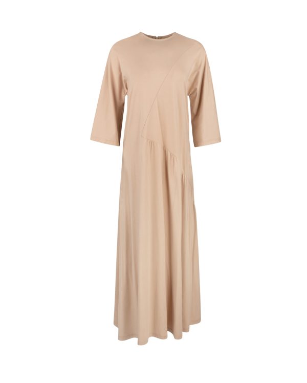 Cotton Smock Diagonal Waist Dress Fashion - Image 2