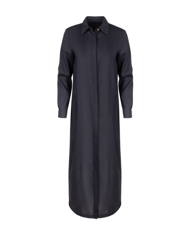 Abbey Linen Shirtdress Online - Image 3
