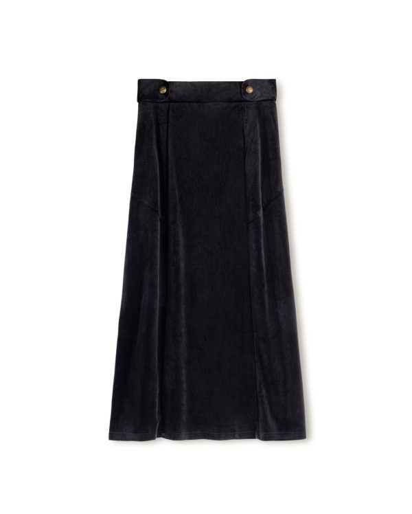Maxi Skirt With Button Detail For Cheap - Image 2