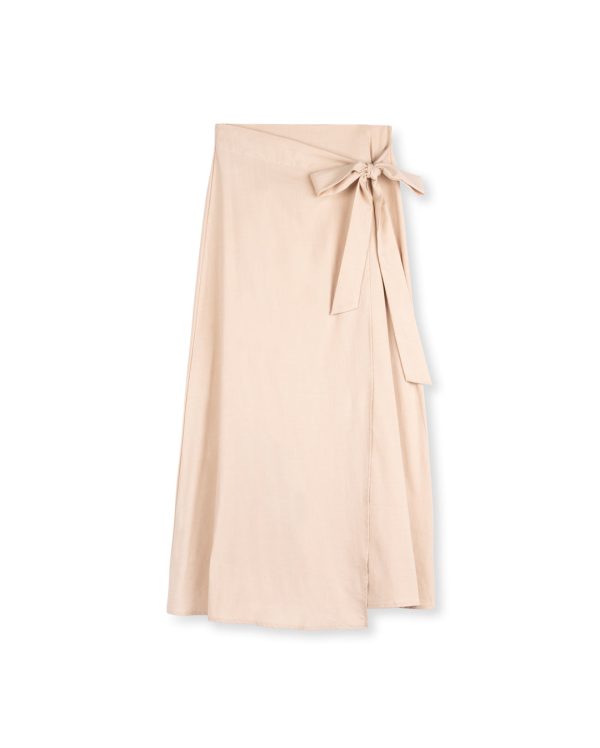 Mock Wrap Maxi Skirt Hot on Sale - Image 3