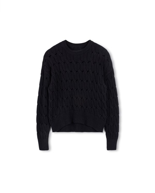 Daisy Wide Knit Oversized Top Online - Image 3