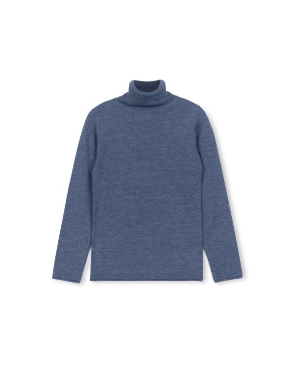 Fitted Flat Knit Turtleneck Online - Image 2
