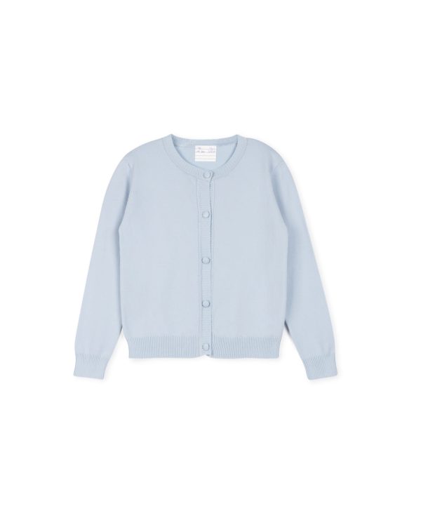 Silk Knit Button Down Cardigan For Sale - Image 5