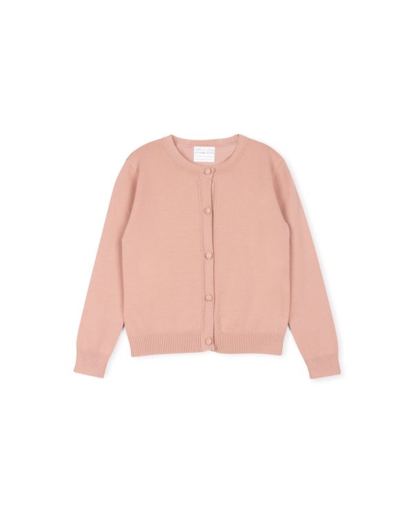 Silk Knit Button Down Cardigan For Sale - Image 4