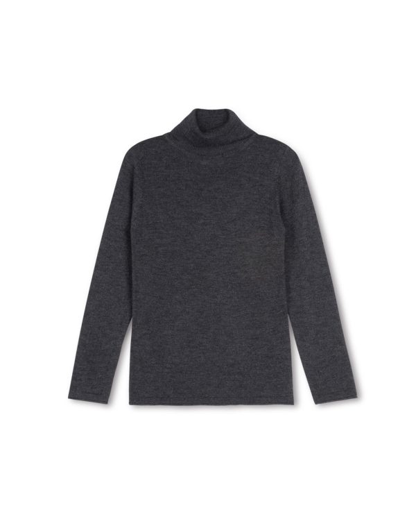 Fitted Flat Knit Turtleneck Online - Image 5