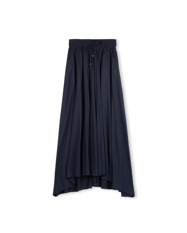 Maxi Poplin Patch Detailed Skirt Online - Image 3