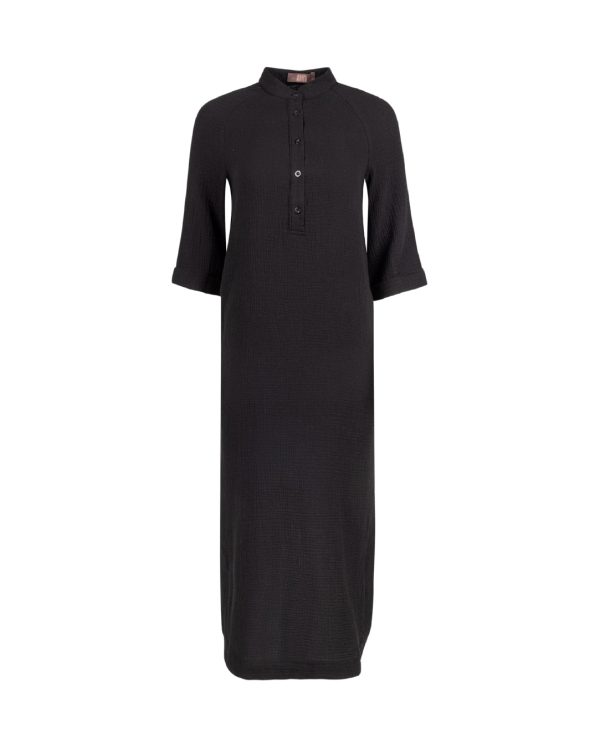 Puff Sleeve Gauze Material Maxi Dress Supply - Image 2