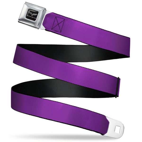 C6 Seatbelt Belt - Purple Webbing on Sale