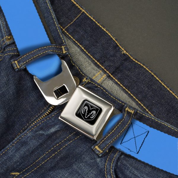 Ram Seatbelt Belt - Baby Blue Webbing Hot on Sale - Image 2
